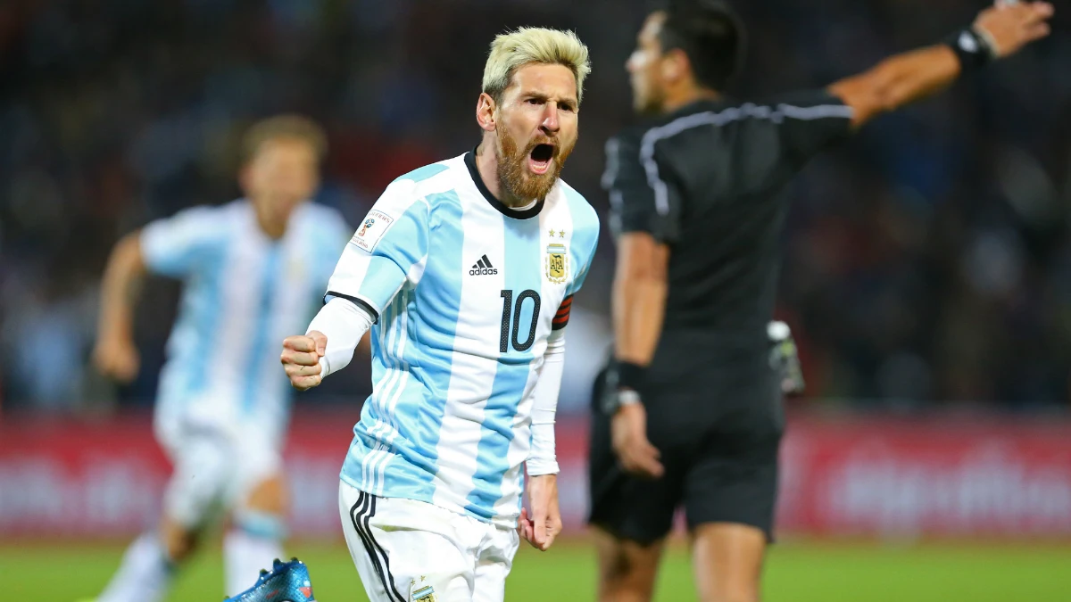 Messi, con Argentina