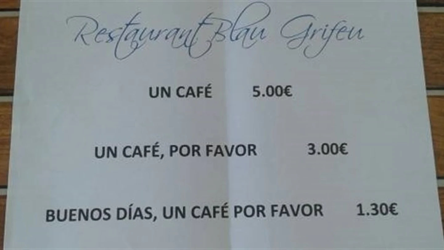 Un restaurante de Girona premia la buena educación Un restaurante de Girona premia la buena educación