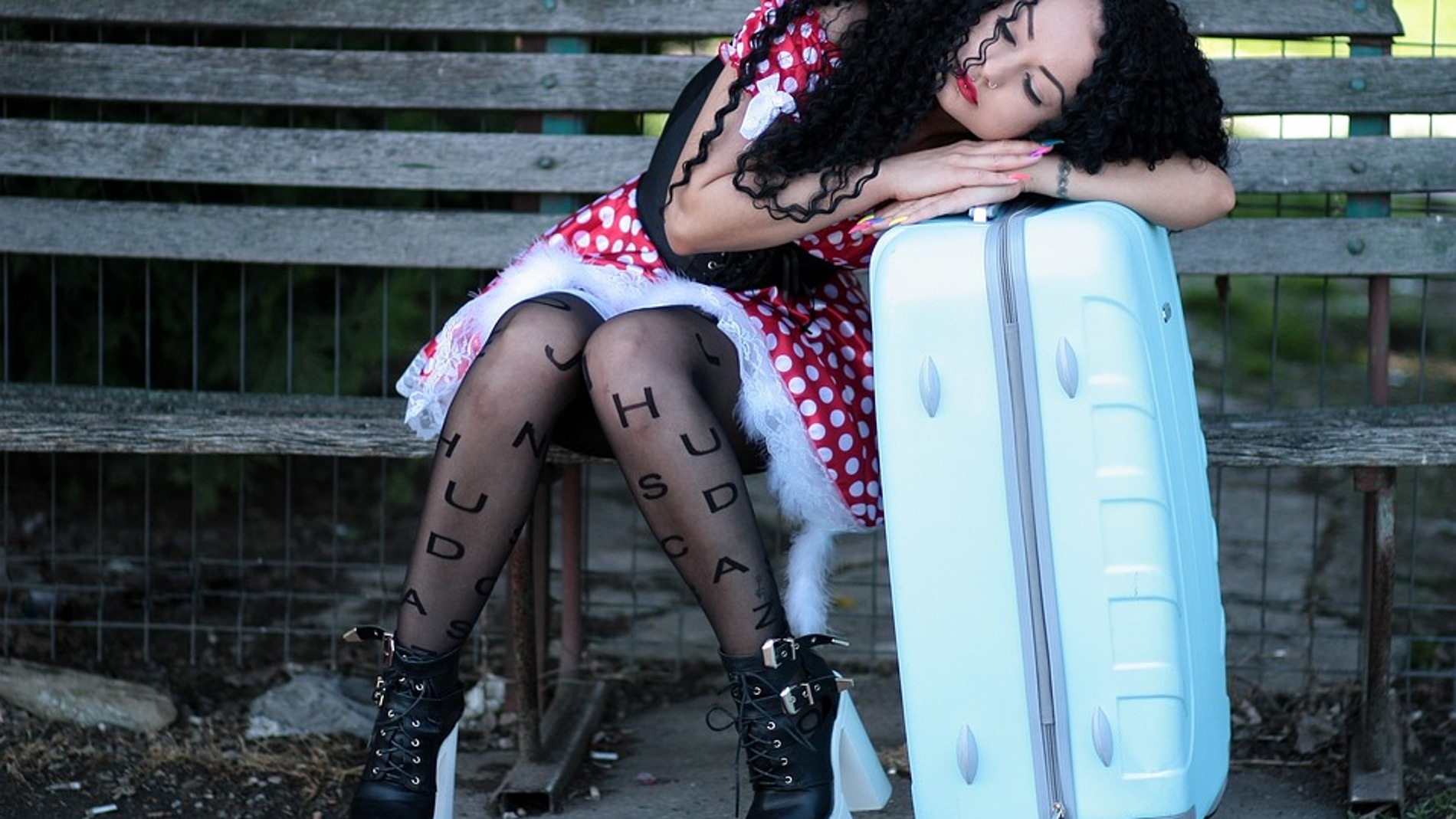 Una chica durmiendo