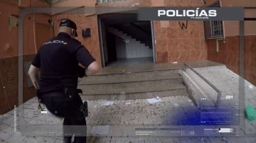 Policías en acción