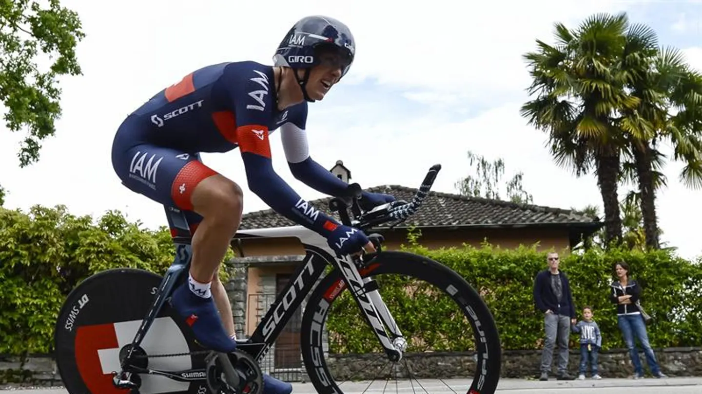 Mathias Frank, ganador de la decimoséptima etapa de la Vuelta a España Mathias Frank, ganador de la decimoséptima etapa de la Vuelta a España