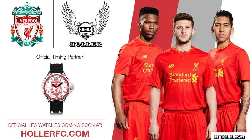 Holler, nuevo patrocinador del Liverpool. Holler, nuevo patrocinador del Liverpool.