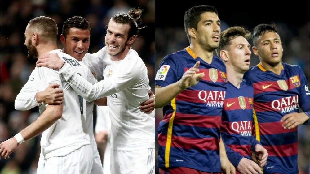 BBC vs MSN: los dos tridentes ofensivos de Madrid y Barça