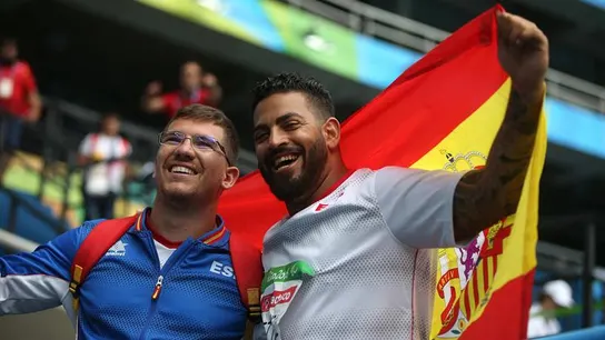 Kim López celebra la medalla de oro lograda en Río Kim López celebra la medalla de oro lograda en Río