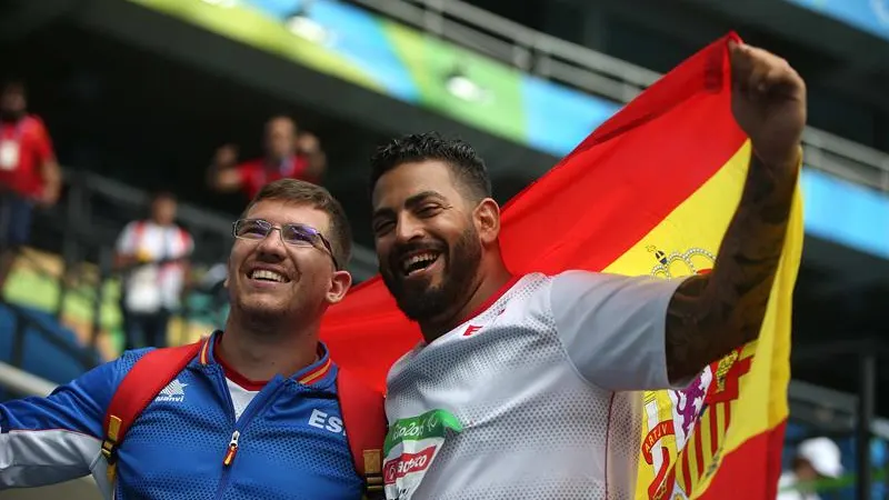 Kim López celebra la medalla de oro lograda en Río