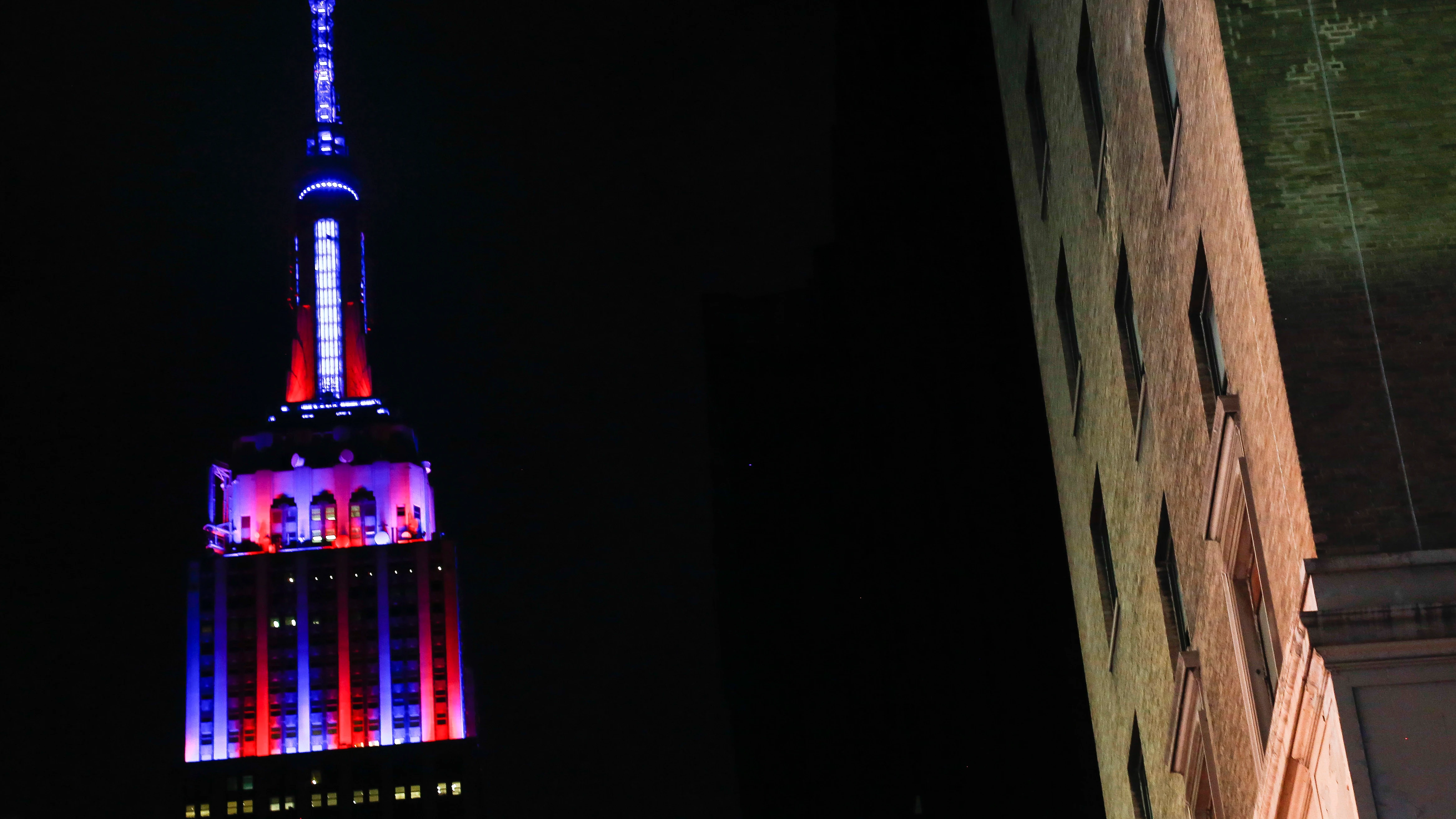El Empire State, con los colores del FC Barcelona