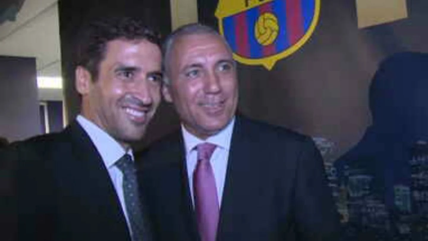 Raúl y Stoichkov Raúl y Stoichkov