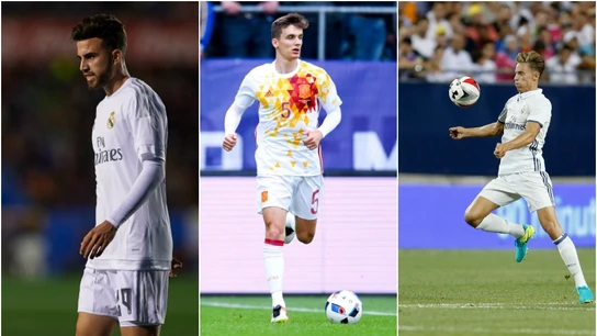 Borja Mayoral, Marcos Llorente y Diego Llorente Borja Mayoral, Marcos Llorente y Diego Llorente