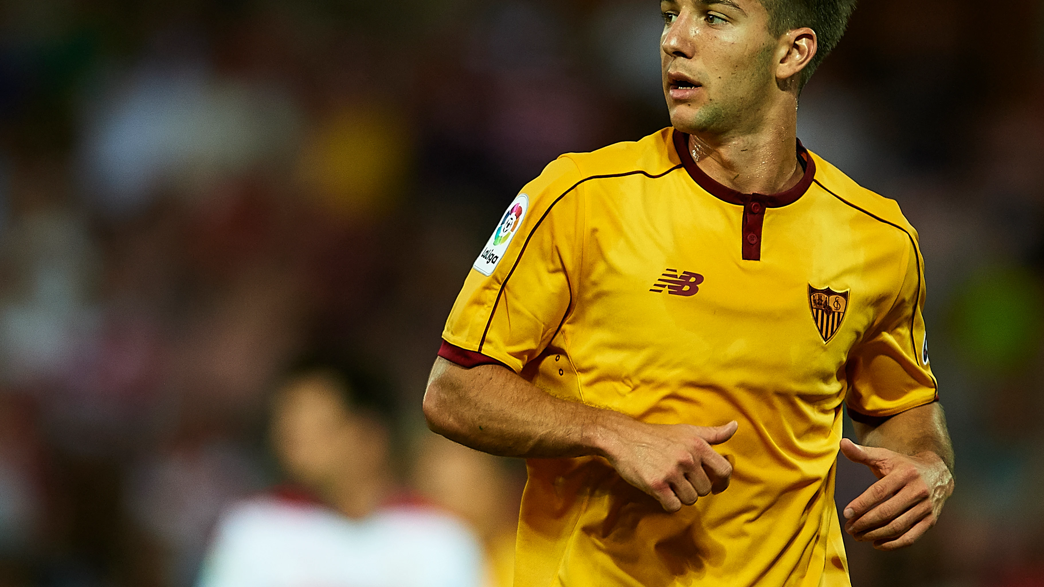 Luciano Vietto en un partido con el Sevilla CF Luciano Vietto en un partido con el Sevilla CF
