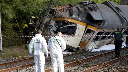 Accidente de tren en O Porriño Accidente de tren en O Porriño