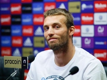 El jugador del Oviedo, Michu Pérez Cuesta. El jugador del Oviedo, Michu Pérez Cuesta.