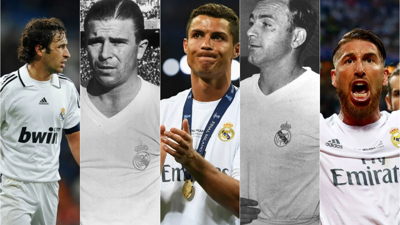 Los 50 mejores madridistas de la historia