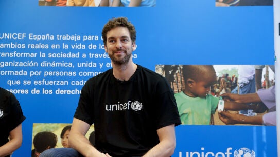 Pau Gasol muestra su lado m&aacute;s humano con Unicef