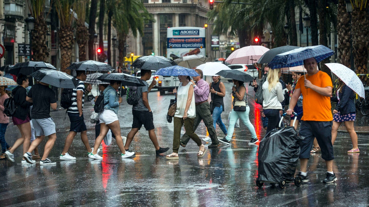 Las lluvias y las malas temperaturas llegan a la Pen&iacute;nsula.