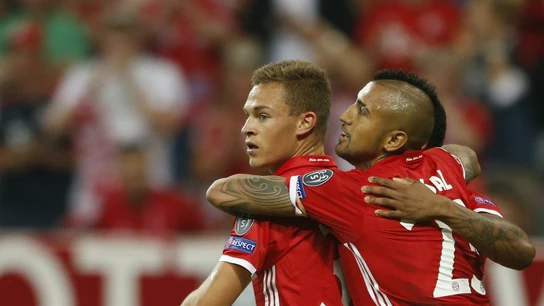 Kimmich celebra un gol con el Bayern Kimmich celebra un gol con el Bayern