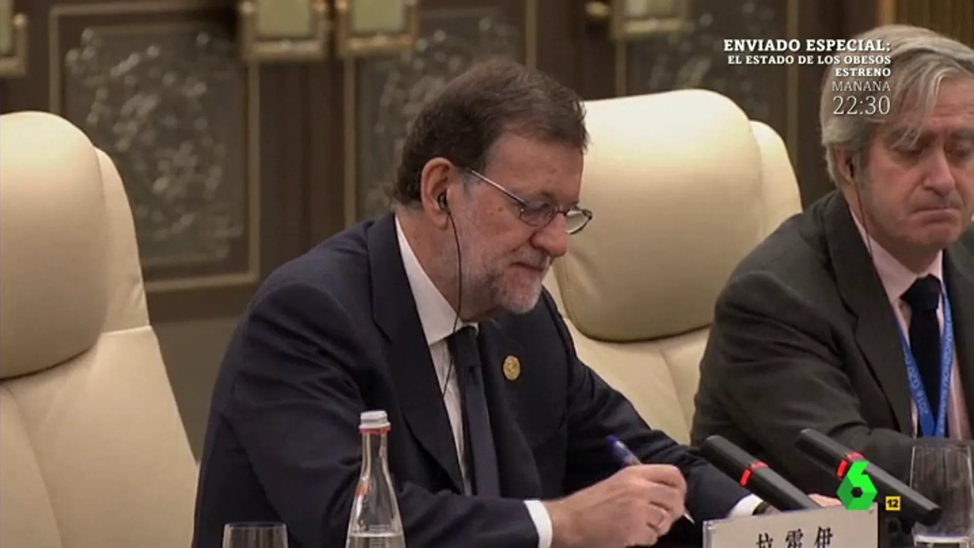 Frame 4.92874 de: Sudokus, el nuevo pasatiempo de Mariano Rajoy 