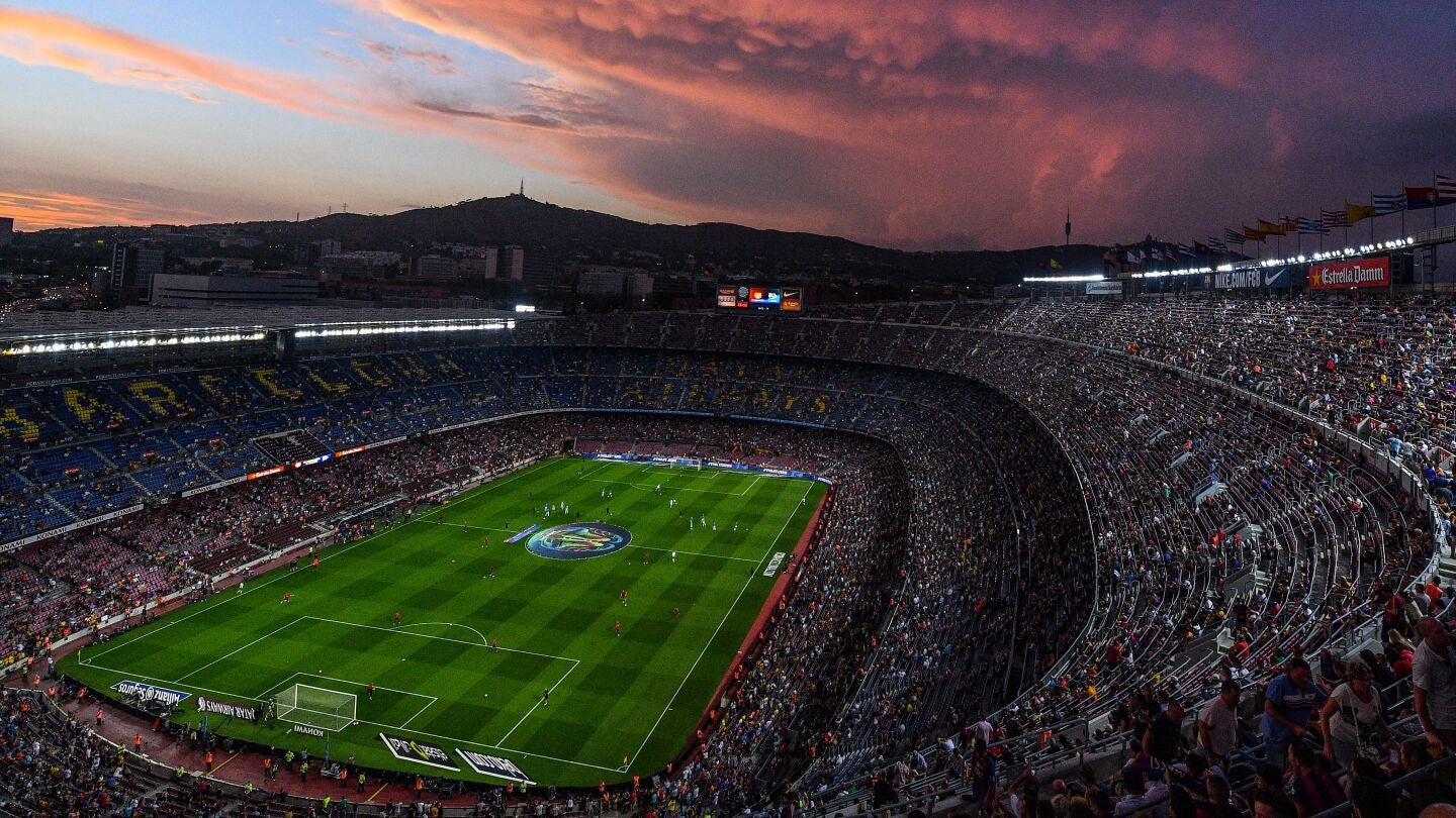 Todo listo en el Camp Nou