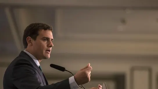 Albert Rivera, en un desayuno informativo Albert Rivera, en un desayuno informativo