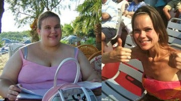 Lisa Milburn antes y después