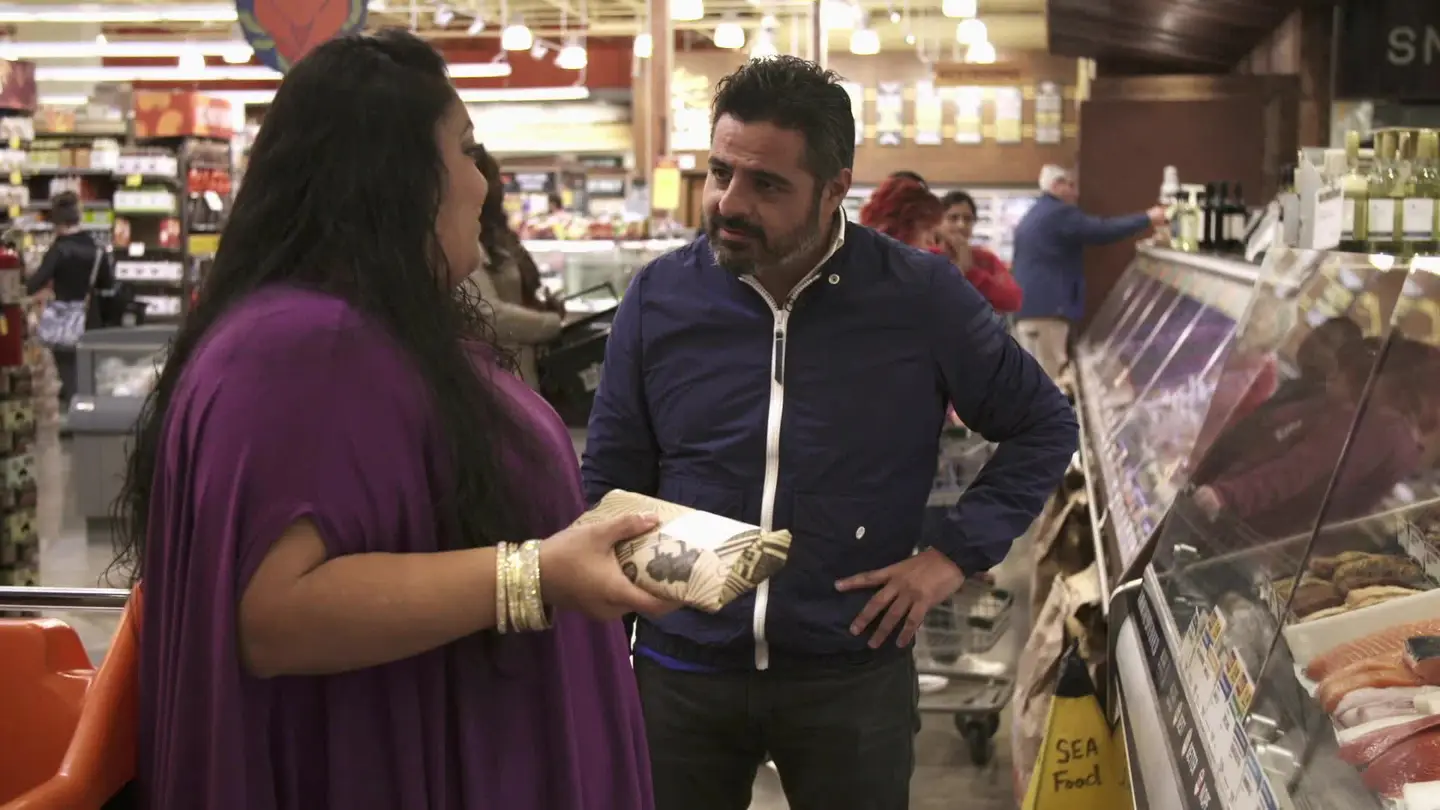 Jalis de la Serna en uno de los supermercados Jalis de la Serna en uno de los supermercados