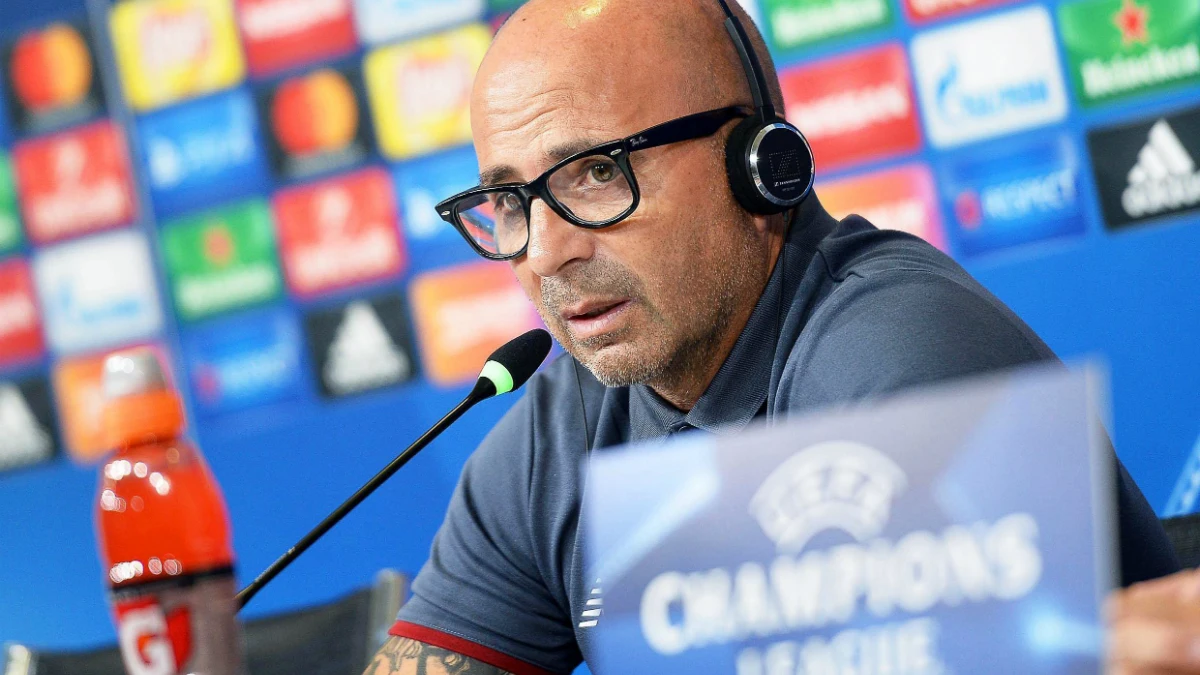 Sampaoli, en rueda de prensa Sampaoli, en rueda de prensa