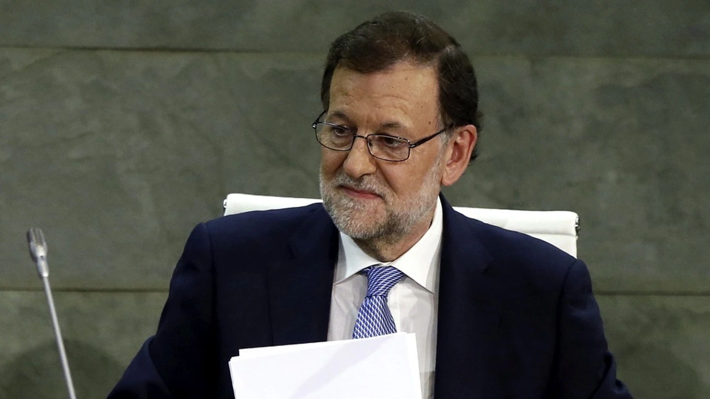 Mariano Rajoy en el acto de presentación del libro de Luis de Guindos Mariano Rajoy en el acto de presentación del libro de Luis de Guindos