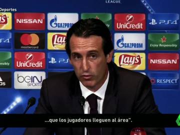 Unai Emery, en rueda de prensa Unai Emery, en rueda de prensa