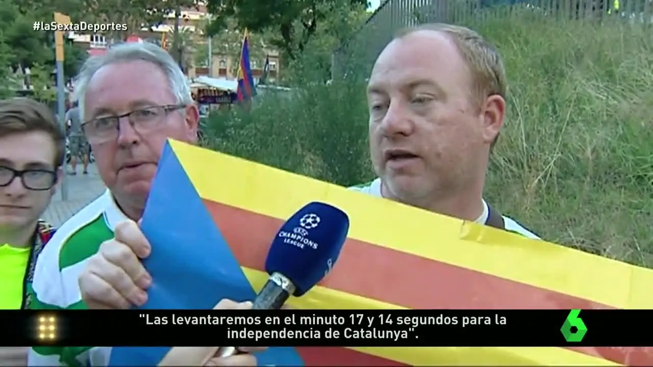 Aficiones hermanadas en el Camp Nou