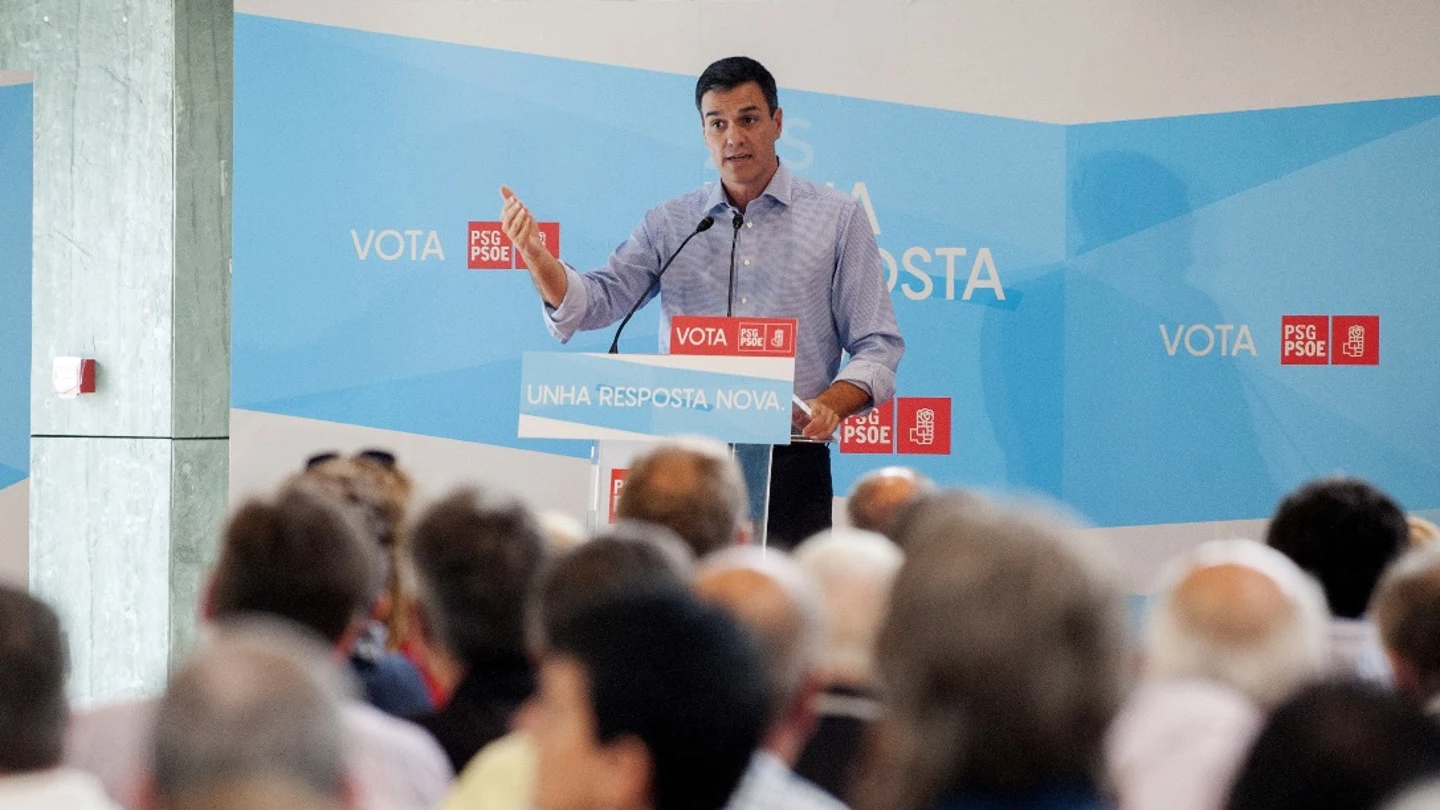 Pedro Sánchez en un acto del PSOE Pedro Sánchez en un acto del PSOE