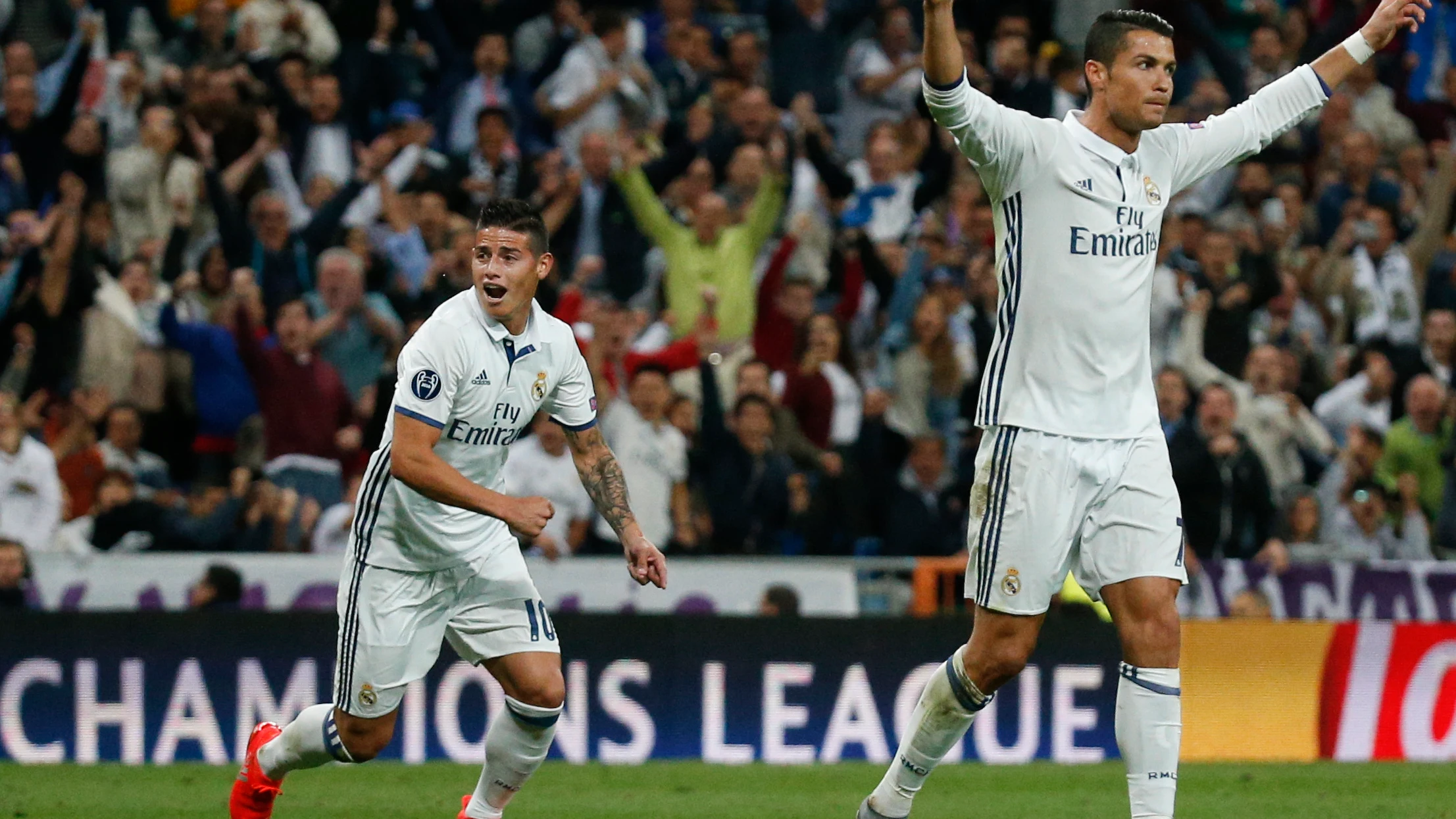 Cristiano Ronaldo tras su gol al Sporting de Lisboa Cristiano Ronaldo tras su gol al Sporting de Lisboa