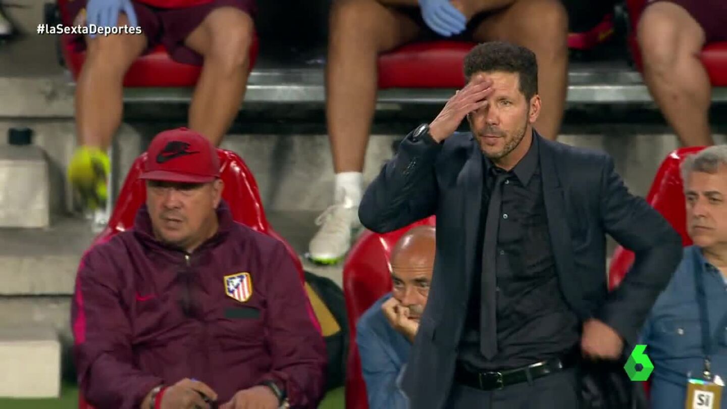Simeone lamenta una ocasi&oacute;n fallida del Atl&eacute;tico