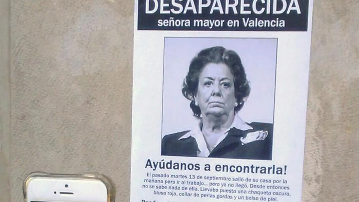 Cartel de Rita desaparecida Cartel de Rita desaparecida
