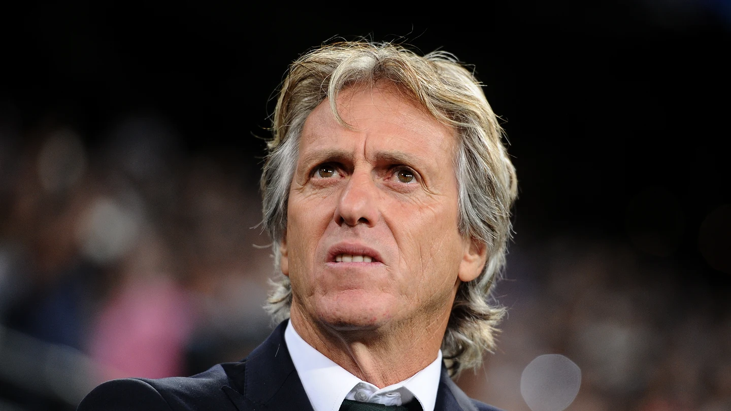 Jorge Jesús dirigiendo al Sporting de Portugal en el Bernabéu. Jorge Jesús dirigiendo al Sporting de Portugal en el Bernabéu.