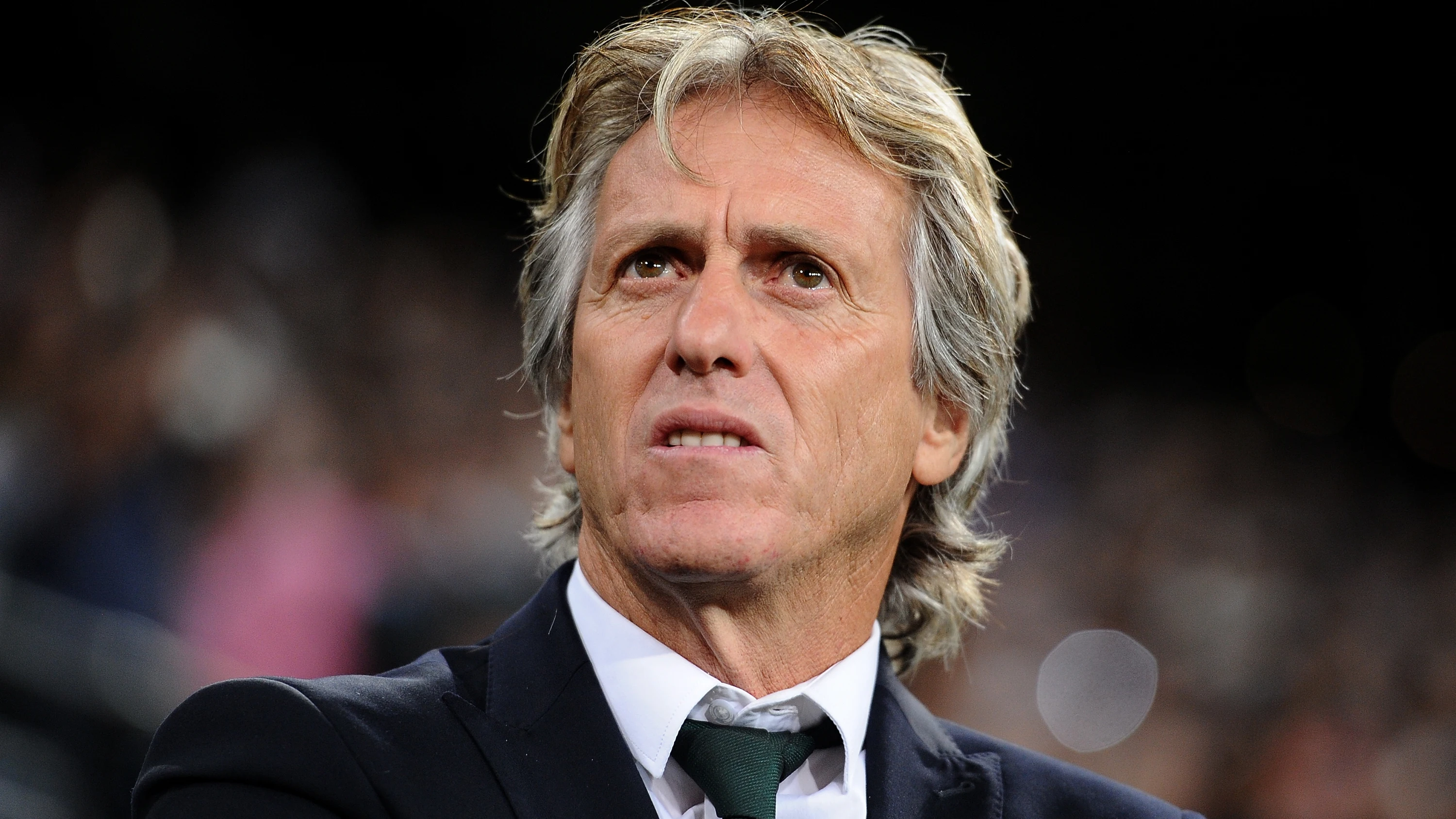 Jorge Jesús dirigiendo al Sporting de Portugal en el Bernabéu. Jorge Jesús dirigiendo al Sporting de Portugal en el Bernabéu.