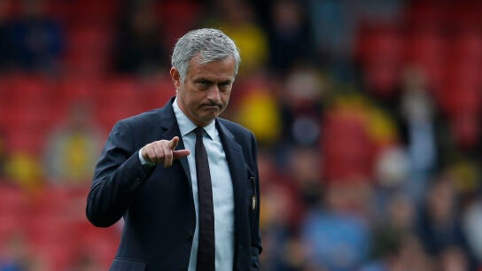 Jos&eacute; Mourinho, en el estadio del Watford