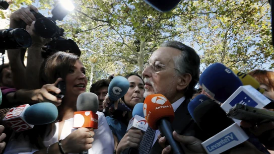 Alfonso Grau a su entrada en los juzgados Alfonso Grau a su entrada en los juzgados