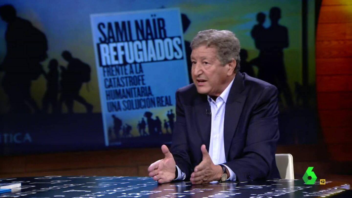 Frame 226.127438 de: Sami Na&iuml;r, sobre los refugiados: "Son seres humanos tratados como animales. Volvemos a los a&ntilde;os 30"