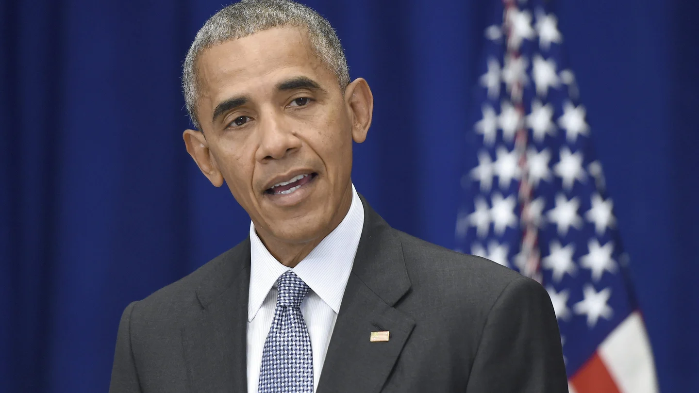 El presidente de Estados Unidos, Barack Obama, en la rueda de prensa ofrecida en el hotel Lotte New York Palace de Nueva York El presidente de Estados Unidos, Barack Obama, en la rueda de prensa ofrecida en el hotel Lotte New York Palace de Nueva York