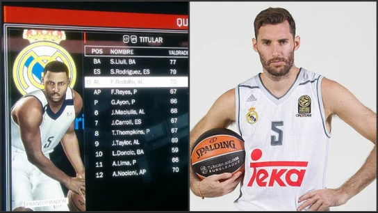 A Rudy le confunden el color de piel y de apellidos en el NBA 2K17. A Rudy le confunden el color de piel y de apellidos en el NBA 2K17.