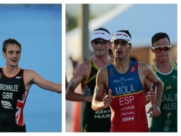 Guerra entre Alistair Brownlee y Mario Mola Guerra entre Alistair Brownlee y Mario Mola