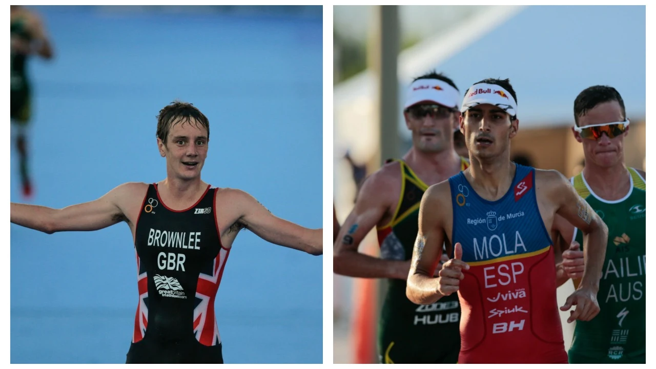 Guerra entre Alistair Brownlee y Mario Mola Guerra entre Alistair Brownlee y Mario Mola