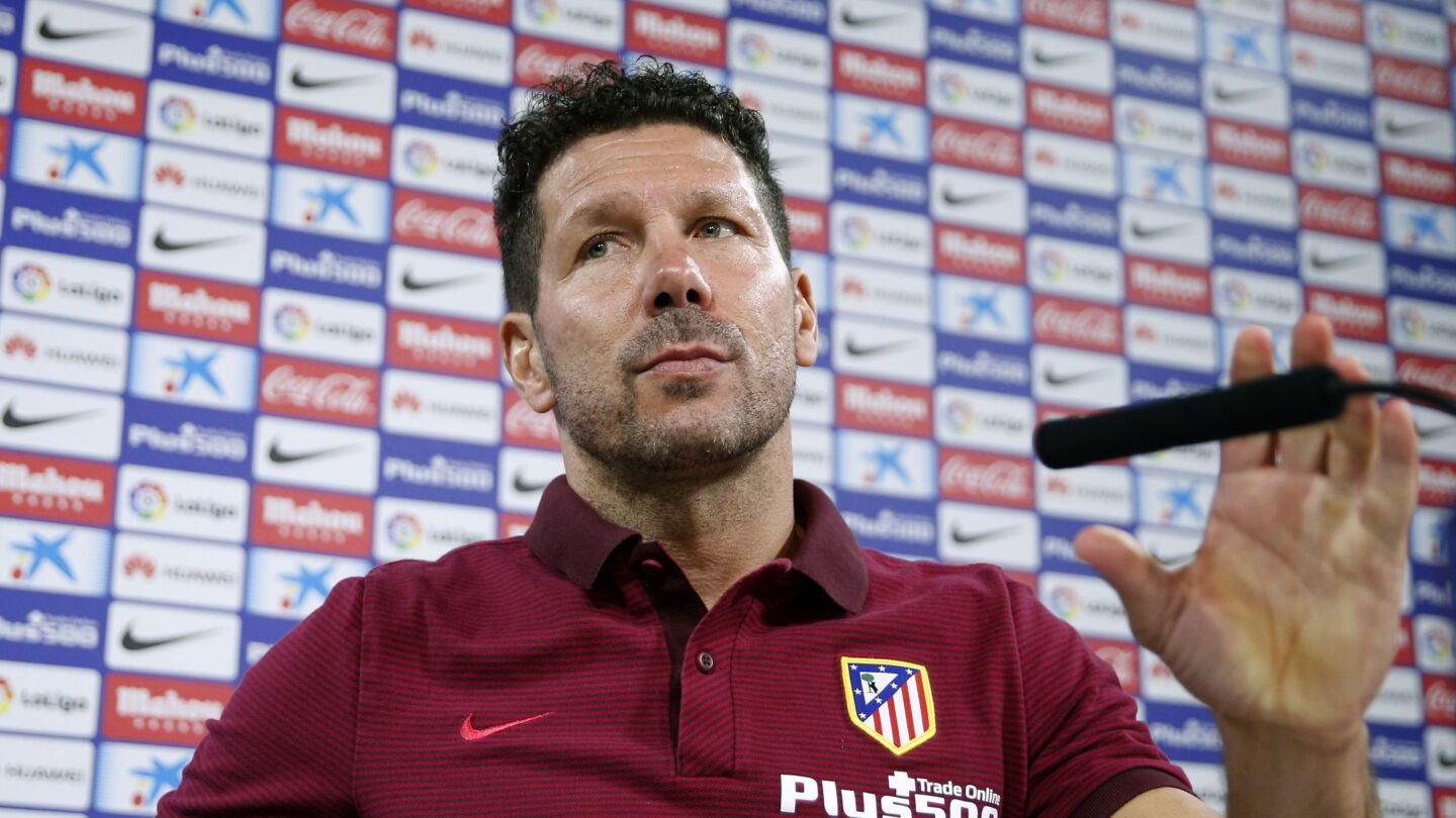 Simeone, en rueda de prensa