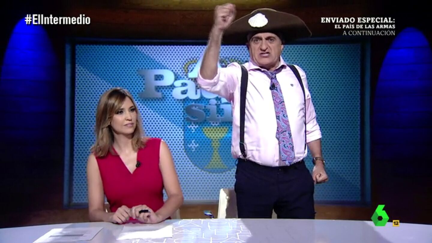 Frame 97.905898 de: El Gran wyoming, el Rajoy m&aacute;s popular: "Reivindicar que sois del PP. Somos los negros de Espa&ntilde;a, al menos, Mato y Arenas"