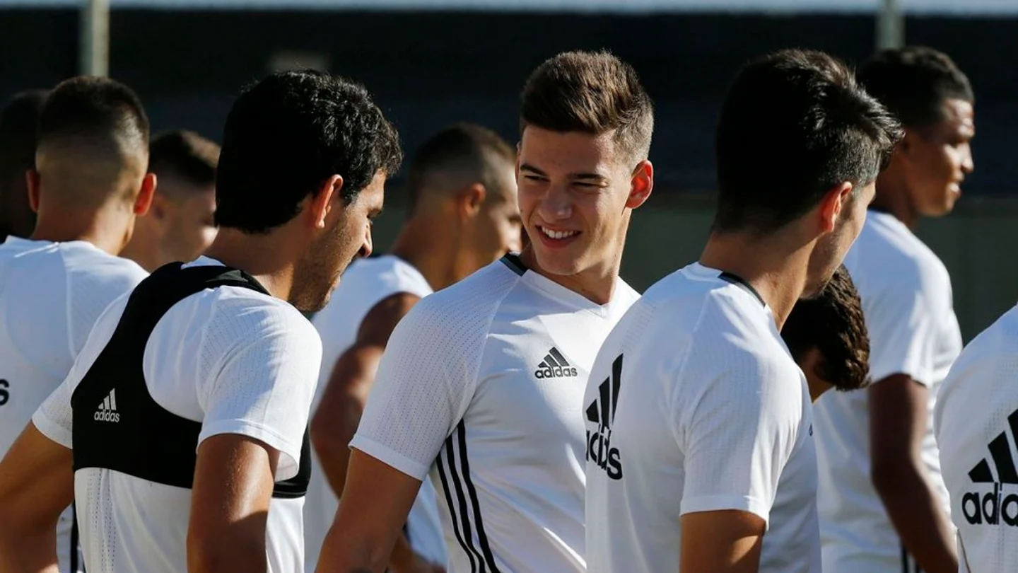 El Valencia, en un entrenamiento El Valencia, en un entrenamiento