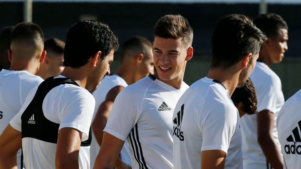 El Valencia, en un entrenamiento El Valencia, en un entrenamiento