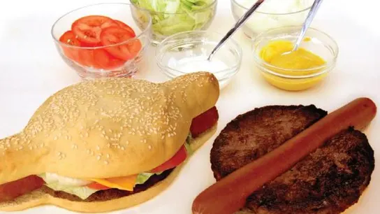 'Hamdog', la mezcla entre perrito y hamburguesa. 'Hamdog', la mezcla entre perrito y hamburguesa.