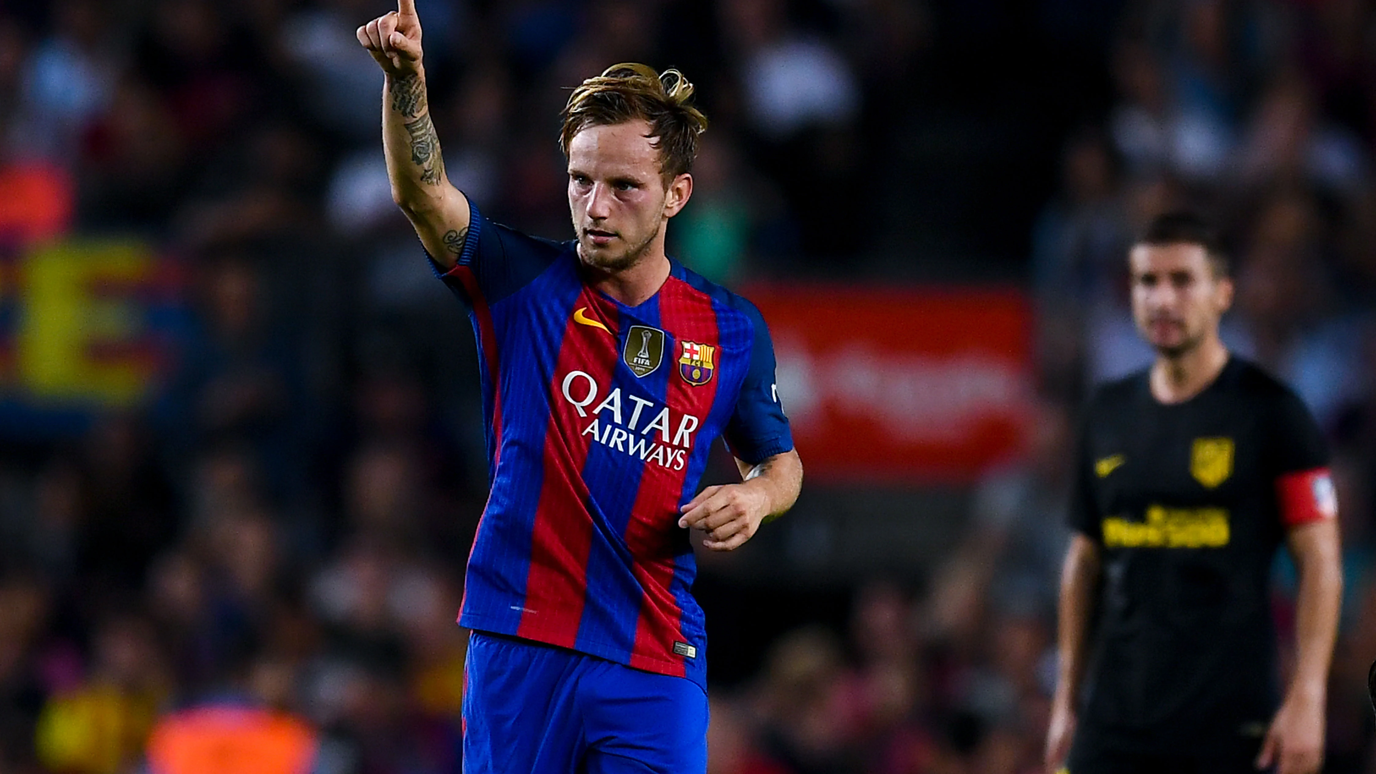 Ivan Rakitic celebra su gol contra el Atlético de Madrid Ivan Rakitic celebra su gol contra el Atlético de Madrid
