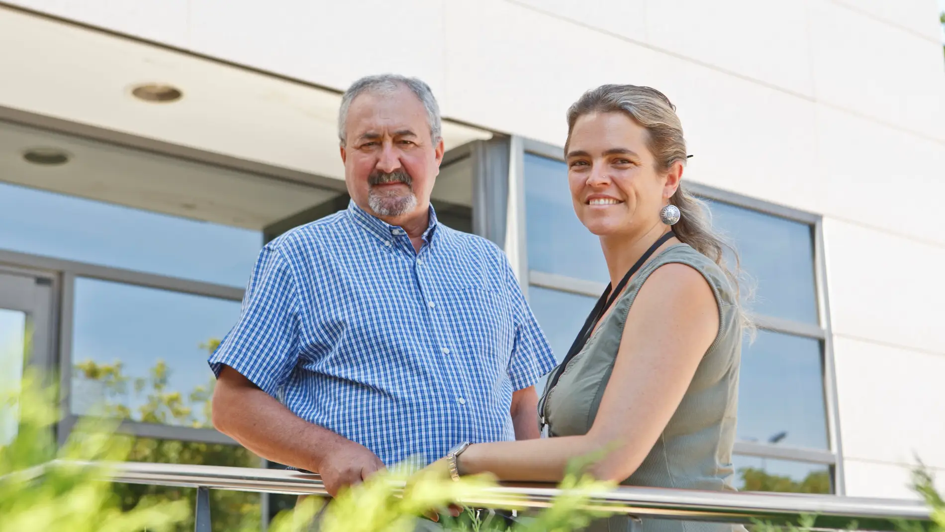 Los investigadores Ignacio Morell y Aria