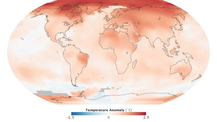 Cómo de anómalas eran las temperaturas en el siglo XIX frente a las del siglo XXI con respecto al periodo 1951-1980