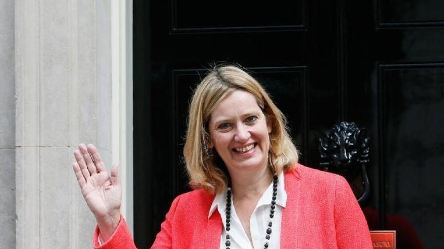Amber Rudd, ministra de Interior de Reino Unido